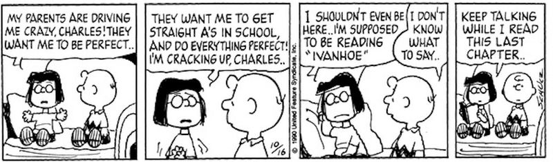 Illustration for article titled How Peanuts Used Marcie To Explore Unhealthy Relationships